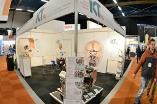 Aufnahme des Messestands