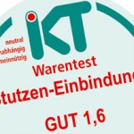 IKT-Siegel für KATEC: Gute Leistungen im Warentest „Stutzensanierung“