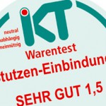 Siegel für Sieger: Kuchem für Bestnoten im IKT-Warentest ausgezeichnet