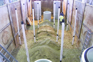 Einbau der Teststrecke