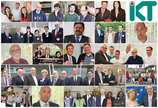 Kollage mit internationalen Freunden des IKT