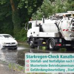Starkregen-Check Kanalbetrieb: Arbeitshilfe erleichtert die Vorsorge – IKT unterstützt bei Umsetzung