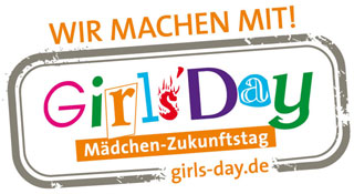Stempel mit Girls'Day-Logo