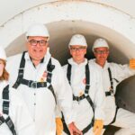 Ganz unten angekommen: JRF-Vorstand im IKT-Forschungskanal