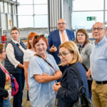 SPD-Delegation zu Besuch im IKT: Wie geht Schwammstadt?