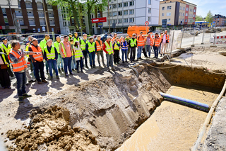 Operation am offenen Herzen: Mitten in Bochums Innenstadt befindet sich eine Schwammstadt-Großbaustelle