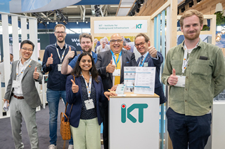 IKT-Stand auf dem Gemeinschaftsstand von German Water Partnership auf der IFAT 2026